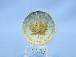 02018 Canada Coin $5 2016 Silver Maple Leaf Spring Forest 1 Oz Proof With Box BU