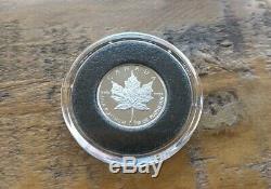 1/10 oz PLATINUM 1989 Proof Canada Maple Leaf Coin Round (. 9995)