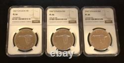 (1) 1967 Canada Silver Dollar NGC PL66 Centennial Goose Mirror-Like Fields