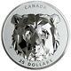 1 Ounce Silver Proof Multifaceted Animal Head Grizzly 25 $ Canada 2020 Kanada