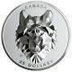 1 Ounce Silver Proof Multifaceted Animal Head Wolf 25 $ Canada 2019 Kanada