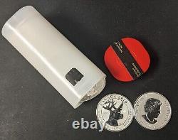1 Roll, 30 Coins. 9999 Canada 2020 $2 Woodland Caribou Reverse Proof 3/4 oz