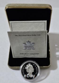 1911-2001 Canada Proof $1 Commemorative Silver Dollar 90th Anniversary