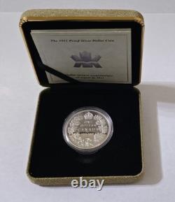 1911-2001 Canada Proof $1 Commemorative Silver Dollar 90th Anniversary