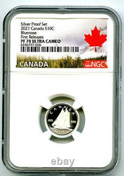 1921 2021 Canada 10 Cent King George Silver Proof Ngc Pf70 Uc Dime First Release