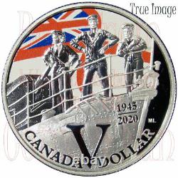 1945-2020 Royal Canadian Navy V-E Day 75 Special Edition Silver Dollar Proof Set