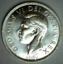 1950 Canada PL Silver Dollar $1 Canadian Coin George VI Uncirculated Proof Like