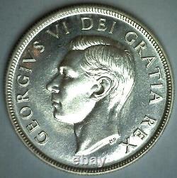 1951 Canada PL Silver Dollar $1 Canadian Coin George VI Uncirculated Proof Like