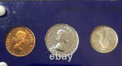 1954 Canada 6 Coin Proof Like Mint Set Silver Dollar 50c 25c 10c 5c 1c 80%