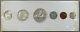 1954 Canada Silver Proof-like 6 Coin Original Mint Set Cellophane 95% Intact