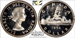 1954 Proof-like Canada Silver Dollar PCGS PL 66