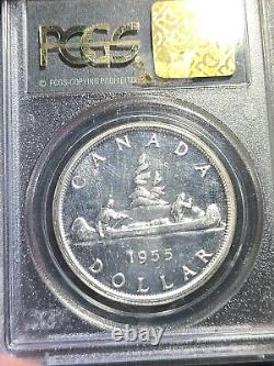 1955 Canada silver Dollar PROOF-LIKE PL64 (PCGS OGH)