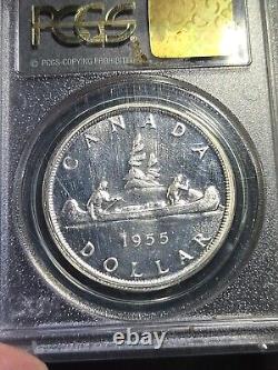 1955 Canada silver Dollar PROOF-LIKE PL64 (PCGS OGH)