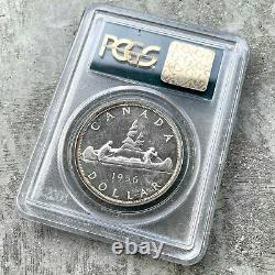 1956 Canada 1 Dollar Silver Coin One Dollar Proof Like PCGS Gem PL 66 Old Holder