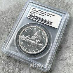 1956 Canada 1 Dollar Silver Coin One Dollar Proof Like PCGS Gem PL 67 Old Holder