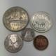 1956 Canada Partial Proof Like Uncirculated Set $1 50c 25c 10c 1c Silver 5 Coin