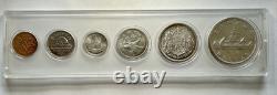 1956 Canada Proof-Like Uncirculated Silver Mint Set in Plastic Holder