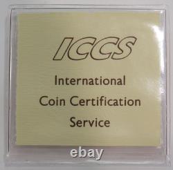 1956 Silver Canada Proof-like 25 Cents Iccs Pl 65 Color