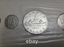 1957 Canada ProofLike Set in OGP Cardboard Holder Beautiful Set Exact Set