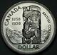 1958 Canada Silver Death Dollar Totem Proof Like Unc Choice Blast White Gem
