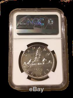 1959 CANADA ONE DOLLAR NGC PL 65 CAMEO Silver Proof Like