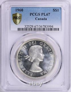 1960 $1 Canada Silver Dollar PCGS PL67