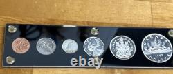 1960 1963 Canada Proof Like 6 Coins Set In Ayrclic Holders Lot of 4