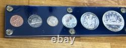 1960 1963 Canada Proof Like 6 Coins Set In Ayrclic Holders Lot of 4