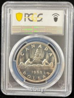 1960 Canada PCGS PL 66 S$1 Silver Dollar Prooflike Proof-Like Beautiful Coin