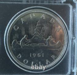 1961 Canada Proof-Like PL 6-Coin Set Silver Dollar