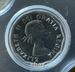 1961 Canada Proof-Like PL 6-Coin Set Silver Dollar