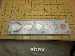 1961 Canada Silver Proof-Like Mint Set 6 Coins 1.11oz ASW Sealed Original