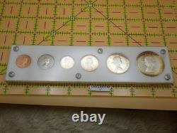 1961 Canada Silver Proof-Like Mint Set 6 Coins 1.11oz ASW Sealed Original