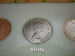 1961 Canada Silver Proof-Like Mint Set 6 Coins 1.11oz ASW Sealed Original