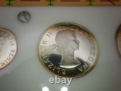 1961 Canada Silver Proof-Like Mint Set 6 Coins 1.11oz ASW Sealed Original