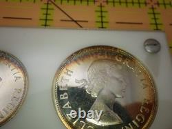 1961 Canada Silver Proof-Like Mint Set 6 Coins 1.11oz ASW Sealed Original