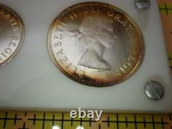 1961 Canada Silver Proof-Like Mint Set 6 Coins 1.11oz ASW Sealed Original