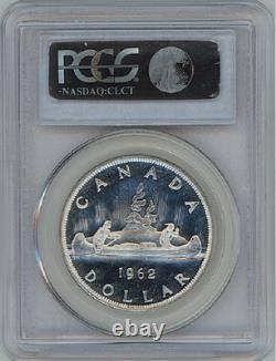 1962 1$ Dollar Elizabeth-ii Canada Pcgs Pl66 Rare R4 (semi-cam) Highest-grades
