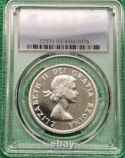 1962 Canada Silver Dollar. Proof Like. PCGS Certified PL65