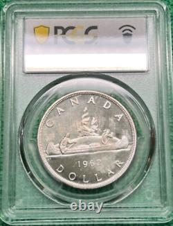 1962 Canada Silver Dollar. Proof Like. PCGS Certified PL65
