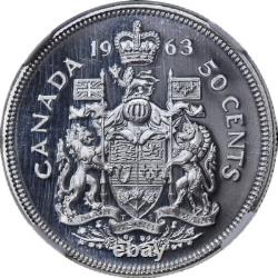 1963 Canada Silver 50 Cent NGC PL67 Cameo Proof-Like