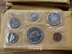 1964-66 Canada Silver Proof-Like Sets lot of 41 Sets in Cello E1375