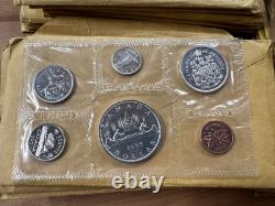 1964-66 Canada Silver Proof-Like Sets lot of 41 Sets in Cello E1375