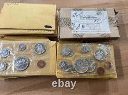 1964-66 Canada Silver Proof-Like Sets lot of 41 Sets in Cello E1375