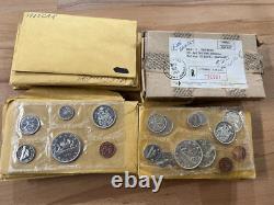 1964-66 Canada Silver Proof-Like Sets lot of 41 Sets in Cello E1375