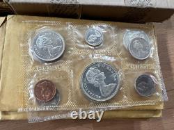 1964-66 Canada Silver Proof-Like Sets lot of 41 Sets in Cello E1375
