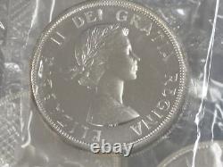 1964 Canada Silver Dollar Lot Of 10 Proof-Like B4208