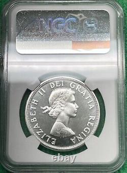 1964 Canada Silver Dollar. NGC PL 66. Proof Like