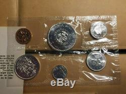 1964 Canada Silver Proof Like Sets lot 30 TOTAL 6 Coins in each