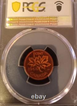 1965 Canada 6 Coin Proof Like Coin Set Canadian Mint Set 80% Silver PCGS
